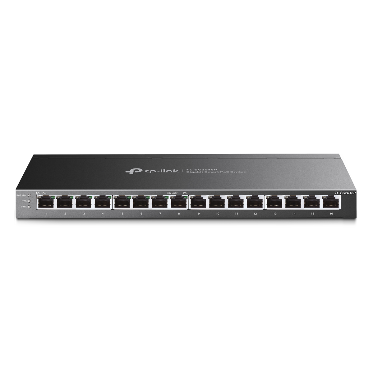 TP-Link TL-SG2016P Smart Switch 16x 1G Ethernet (8x PoE+, max. 120W) von TP-Link