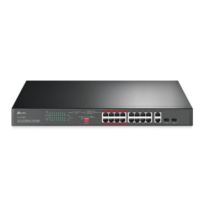 TP-Link TL-SL1218MP V216-Port 10/100 Mbps + 2-Port Gigabit Rackmount Switch m... von TP-Link