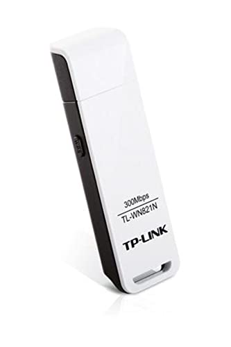 TP-Link TL-WN821N WLAN USB Adapter (bis zu 300 Mbit/s, WPS, unterstützt Windows 10/8.x/7/XP/Mac OS 10.9~10.13, Linux) weiß von TP-Link