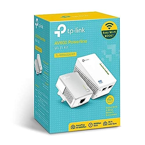 TP-Link TL-WPA4220KIT AV600 Wi-Fi Powerline Extender Starter Kit von TP-Link
