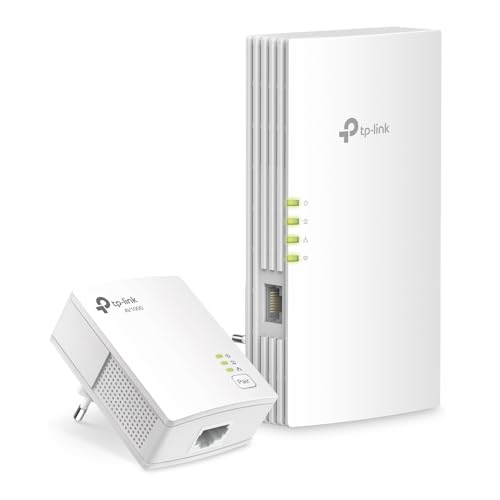 TP-Link TL-WPA7817 KIT AV1000&AX1500 Mbps, Gigabit Ethernet, Hohe Leistung in 4K Video und Online-Gaming, Unterstützung EasyMesh, Plug & Play, Powerline Adapter Kit von TP-Link