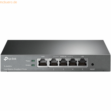 TP-Link TP-Link TL-R470T+ 5-Port Multi-WAN Loadbalance Breitbandrouter von TP-Link