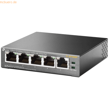 TP-Link TP-Link TL-SF1005P 5-Port 10/100 Desktop Switch 4x PoE von TP-Link