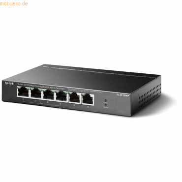 TP-Link TP-Link TL-SF1006P 6-Port 10/100Mbps (4x PoE+) Switch von TP-Link