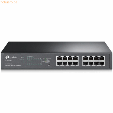 TP-Link TP-Link TL-SG1016PE 16-Port Gigabit Desktop PoE Smart Switch TP-Link TP-Link TL-SG1016PE 16-Port Gigabit Desktop PoE Smart Switch von TP-Link