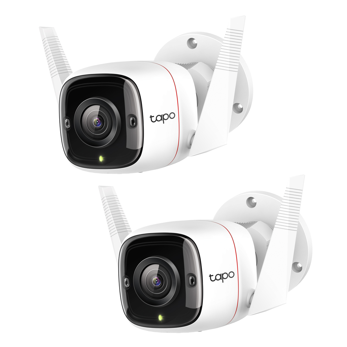 TP-Link Tapo C310P2 WLAN Überwachungskamera Set 2K (2304x1296), 3MP, IP66 Wetterschutz, 30m Nachtsicht, Zwei-Wege-Audio von TP-Link