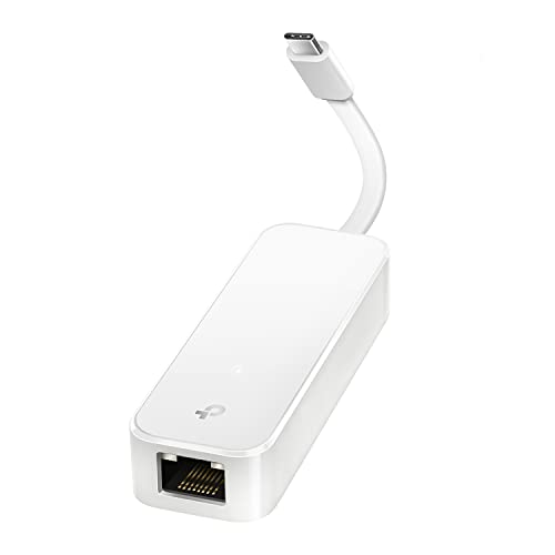 TP-Link USB C auf Ethernet Adapter (UE300C), RJ45 auf USB C [Thunderbolt 3/4 kompatibel] Typ-C Gigabit Ethernet LAN Netzwerkadapter, kompatibel mit Apple MacBook Pro 2017–2023, MacBook Air und mehr von TP-Link