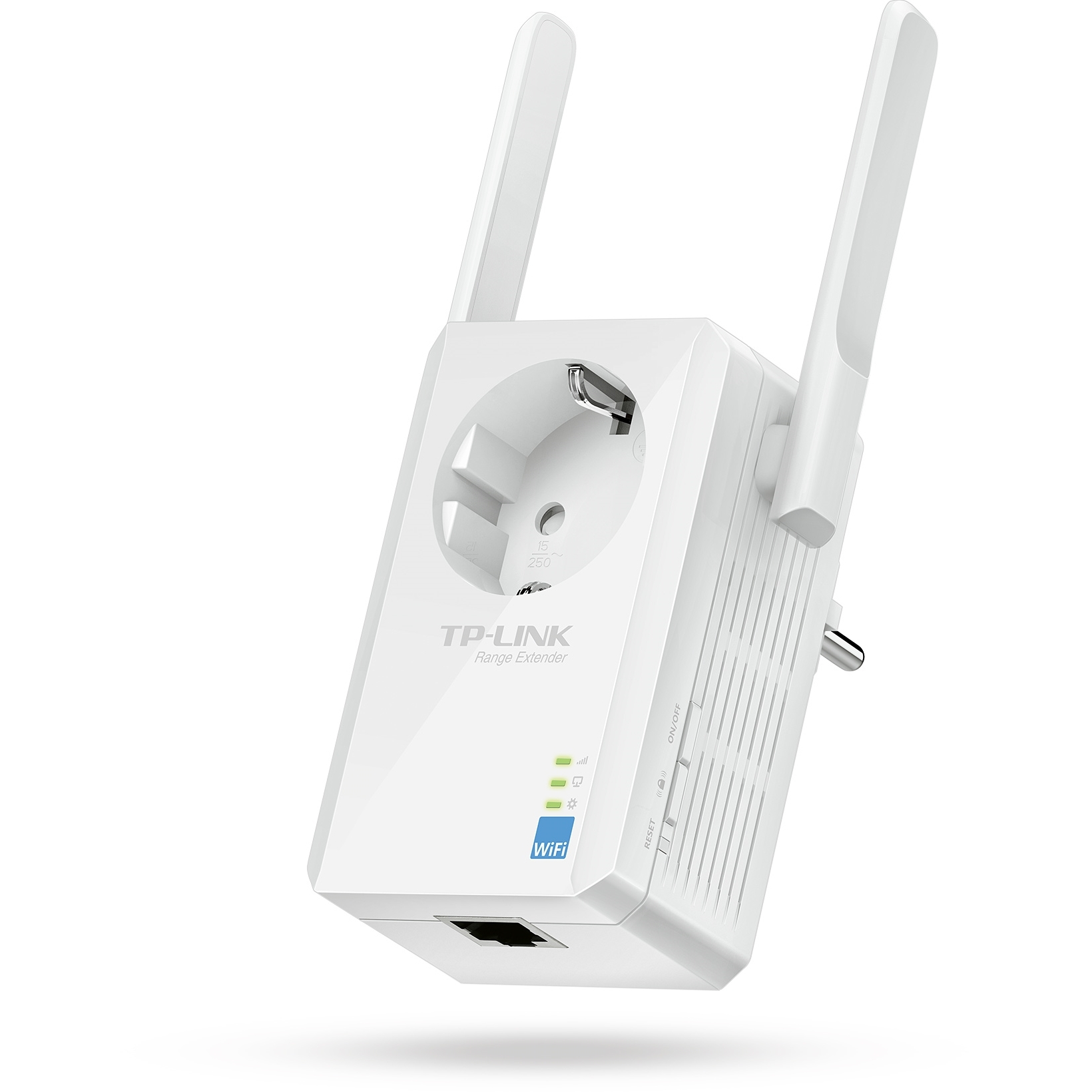 TP-Link WLAN Repeater (TL-WA860RE) mit Steckdose [bis zu 300 Mbit/s, zwei externe Antennen] von TP-Link