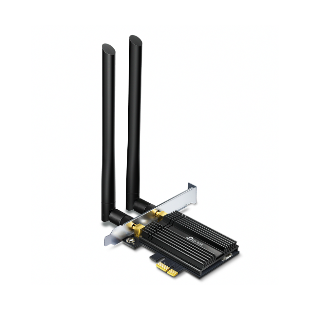TP-Link Wi-Fi 6 PCIe-Adapter (Archer TX50E) [neuste WLAN Technologie, mit Bluetooth 5.0, bis zu 2402 Mbit/s] von TP-Link