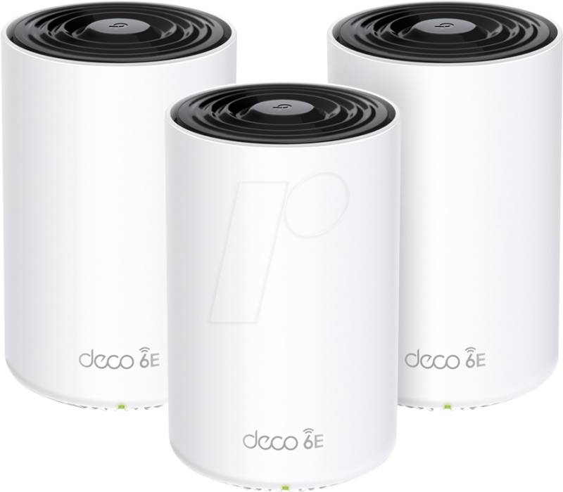 TPLINK DECOXE753 - WLAN Mesh System, 5378 MBit/s, 3 Geräte von TP-Link