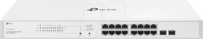 TPLINK FS318GP - Switch, 18-Port, Gigabit Ethernet, SFP, PoE+ von TP-Link