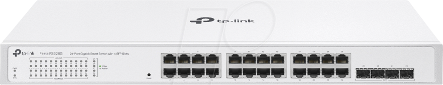 TPLINK FS328G - Switch, 28-Port, Gigabit Ethernet, SFP TPLINK FS328G - Switch, 28-Port, Gigabit Ethernet, SFP von TP-Link