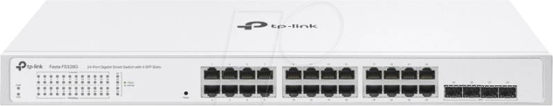TPLINK FS328G - Switch, 28-Port, Gigabit Ethernet, SFP von TP-Link