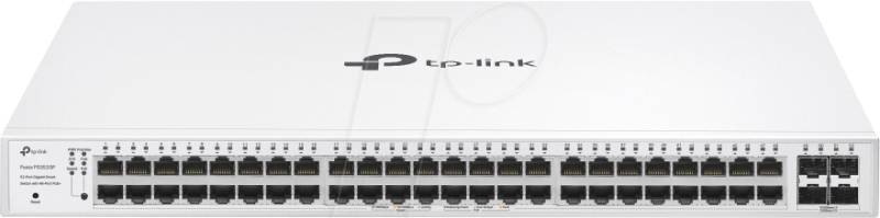 TPLINK FS352GP - Switch, 52-Port, Gigabit Ethernet, SFP, PoE+ von TP-Link