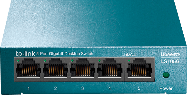 TPLINK LS105G - Switch, 5-Port, Gigabit Ethernet von TP-Link