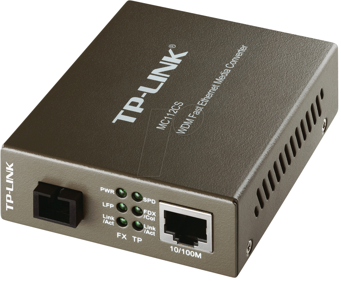 TPLINK MC112CS - Medienkonverter, Fast Ethernet, SC, Singlemode TPLINK MC112CS - Medienkonverter, Fast Ethernet, SC, Singlemode von TP-Link