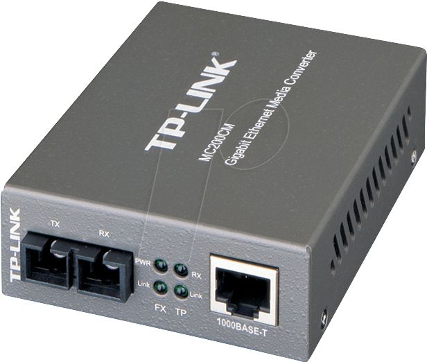 TPLINK MC200CM - Medienkonverter, Gigabit Ethernet, SC, Multimode von TP-Link