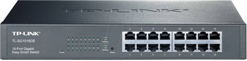 TPLINK SG1016DE - Switch, 16-Port, Gigabit Ethernet von TP-Link
