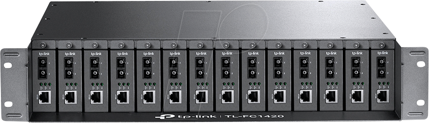 TPLINK TL-FC1420 - Medienkonvertergehäuse, 14 Einschübe von TP-Link