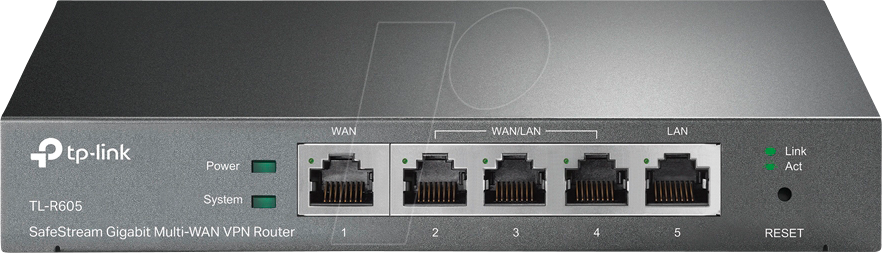TPLINK TL-R605 - Gigabit Multi WAN VPN-Router TPLINK TL-R605 - Gigabit Multi WAN VPN-Router von TP-Link