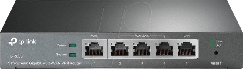 TPLINK TL-R605 - Gigabit Multi WAN VPN-Router von TP-Link
