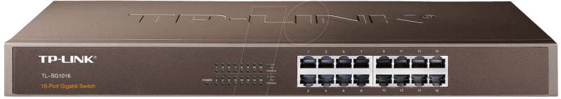 TPLINK TL-SG1016 - Switch, 16-Port, Gigabit Ethernet von TP-Link