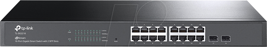 TPLINK TL-SG2218 - Switch, 16-Port, Gigabit Ethernet, SFP von TP-Link