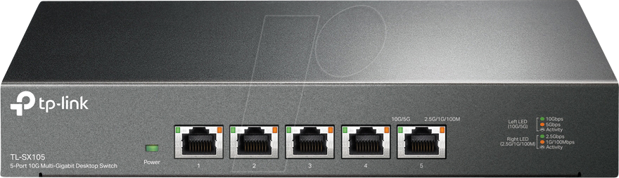 TPLINK TL-SX105 - Switch, 5-Port, 10 Gigabit Ethernet von TP-Link