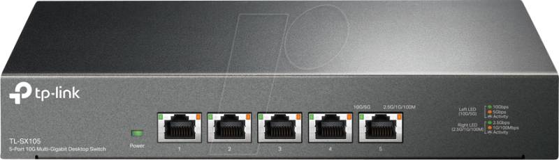 TPLINK TL-SX105 - Switch, 5-Port, 10 Gigabit Ethernet von TP-Link