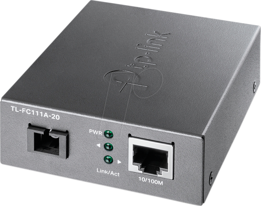 TPLINK TLFC111A2 - Medienkonverter, Fast Ethernet, SC, Singlemode TPLINK TLFC111A2 - Medienkonverter, Fast Ethernet, SC, Singlemode von TP-Link