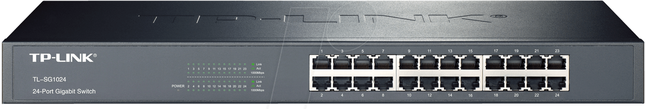 TPLINK TLSG1024 - Switch, 24-Port, Gigabit Ethernet TPLINK TLSG1024 - Switch, 24-Port, Gigabit Ethernet von TP-Link