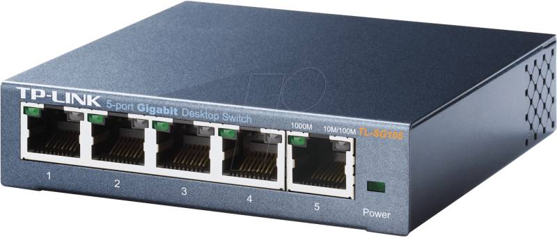 TPLINK TLSG105 - Switch, 5-Port, Gigabit Ethernet von TP-Link