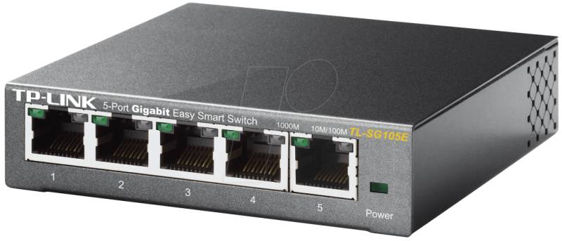 TPLINK TLSG105E - Switch, 5-Port, Gigabit Ethernet von TP-Link