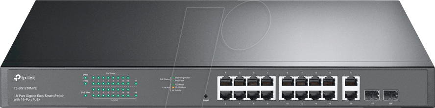 TPLINK TLSG1218M - Switch, 20-Port, Gigabit Ethernet, 2x SFP/RJ45 TPLINK TLSG1218M - Switch, 20-Port, Gigabit Ethernet, 2x SFP/RJ45 von TP-Link
