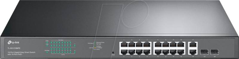 TPLINK TLSG1218M - Switch, 20-Port, Gigabit Ethernet, 2x SFP/RJ45 von TP-Link