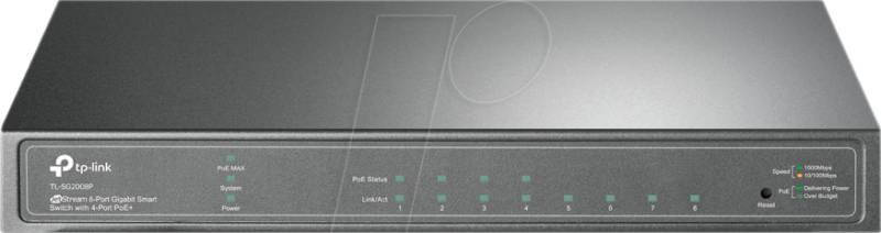 TPLINK TLSG2008P - Switch, 8-Port, Gigabit Ethernet, PoE+ von TP-Link