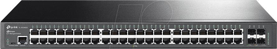 TPLINK TLSG3452X - Switch, 52-Port, Gigabit Ethernet, SFP+ von TP-Link