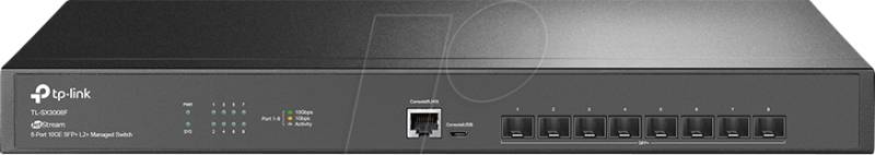 TPLINK TLSX3008F - Switch, 8-Port, SFP+ von TP-Link