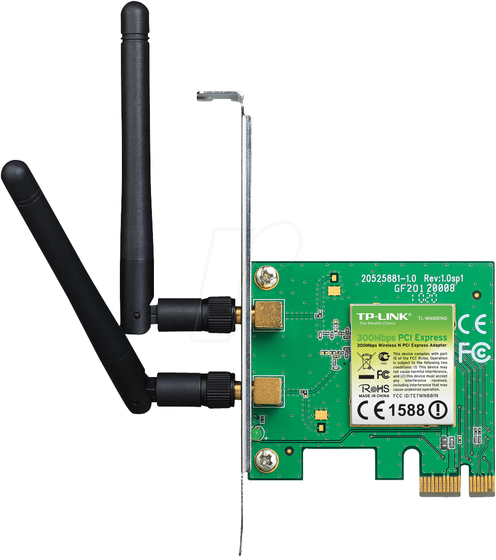 TPLINK TLWN881ND - WLAN-Adapter, PCIex, 300 MBit/s von TP-Link