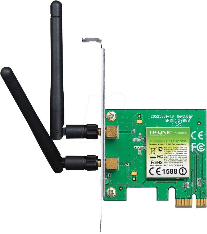 TPLINK TLWN881ND - WLAN-Adapter, PCIex, 300 MBit/s von TP-Link