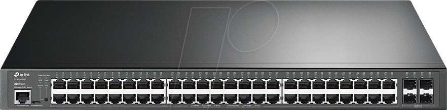 TPLINK TSG3452XP - Switch, 52-Port, Gigabit Ethernet, PoE+, SFP+ von TP-Link