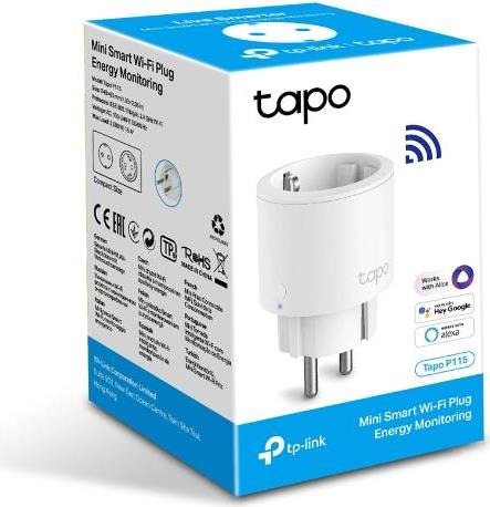 Tapo P115 - Smart-Stecker - kabellos - 802.11b/g/n - 2.4 Ghz (Tapo P115(1-pack)) von TP-Link