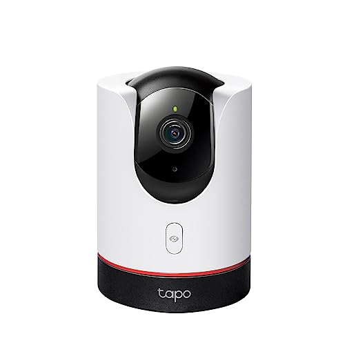 Tapo TP-Link C225 360°-WLAN-Überwachungskamera, 2K Auflösung, Physischer Privatsphärenmodus, Starlight-Sensor, Intelligente AI-Erkennung und -Benachrichtigung,kompatibel mit Alexa&Google Assistant von Tapo