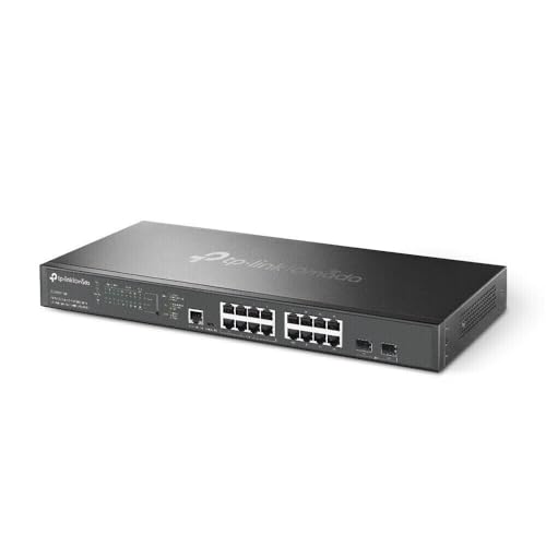 TP-LINKTP-Link SG3218XP-M2 Omada 16-Port 2.5GBASE-T and 2-Port 10GE SFP+ L2+ Managed Switch with 8-P von TP-Link