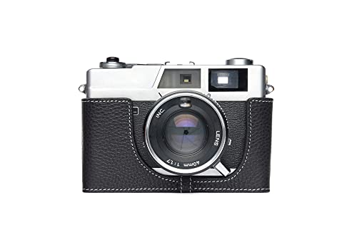 Handarbeit aus echtem echtem Leder halb Kamera Tasche Abdeckung für Canon Canonet QL17 GIII QL19 GIII schwarz Farbe Handarbeit aus echtem echtem Leder halb Kamera Tasche Abdeckung für Canon Canonet QL17 GIII QL19 GIII schwarz Farbe von TP Original