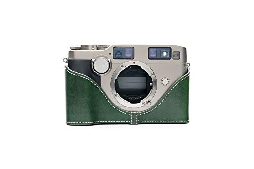 Handarbeit aus echtem echtem Leder halb Kamera Tasche Abdeckung für Contax G2 grüne Farbe Handarbeit aus echtem echtem Leder halb Kamera Tasche Abdeckung für Contax G2 grüne Farbe von TP Original