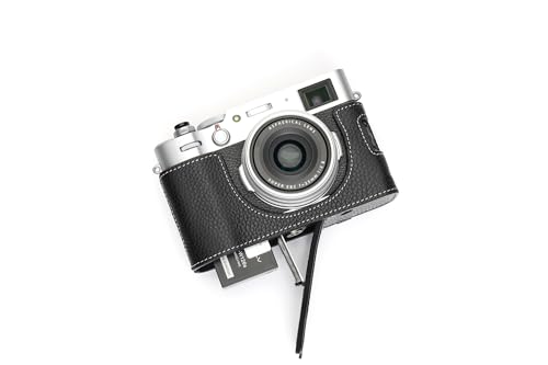Handarbeit aus echtem echtem Leder halb Kamera Tasche Abdeckung für FUJIFILM X100V schwarz Farbe Handarbeit aus echtem echtem Leder halb Kamera Tasche Abdeckung für FUJIFILM X100V schwarz Farbe von TP Original