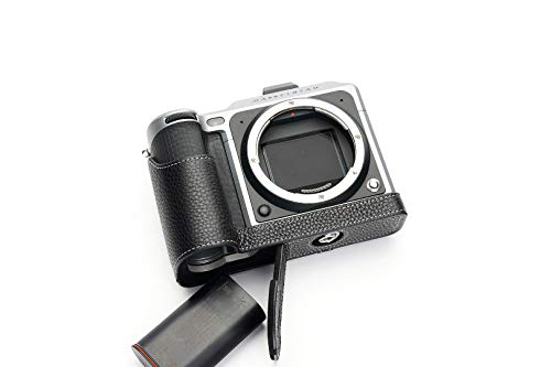 Handarbeit aus echtem echtem Leder halb Kamera Tasche Abdeckung für Hasselblad X1D X1D II 50C schwarz Farbe von TP Original