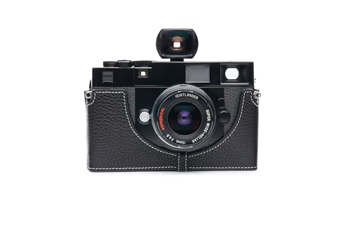 TP Original Lederkameratasche für ZEISS IKON ZM SW, Schwarz, Vintage-Design, Echtes Rindsleder, Halbschale mit Edelstahlschraube, Inkl. 1 PC-Kamerahälfte, Ohne Kamera und Gurt TP Original Lederkameratasche für ZEISS IKON ZM SW, Schwarz, Vintage-Design, Echtes Rindsleder, Halbschale mit Edelstahlschraube, Inkl. 1 PC-Kamerahälfte, Ohne Kamera und Gurt von TP Original