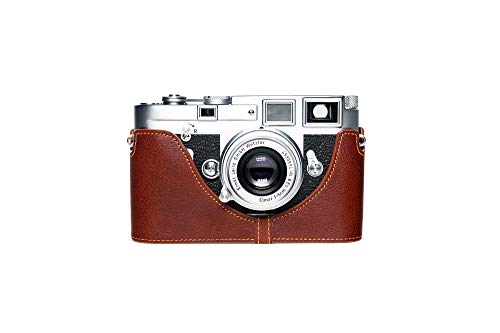 Handgefertigt aus echtem echtem Leder halbe Kamera Tasche Tasche Abdeckung für Leica M6 M4 M3 M2 M1 Mda Rufous Farbe von TP Original